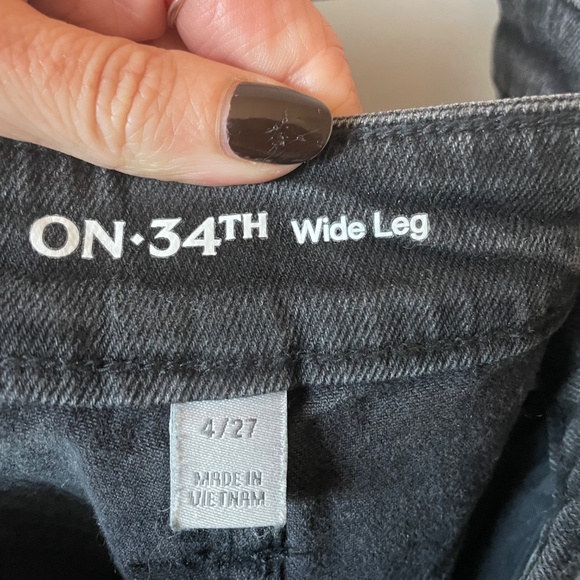 On 34th Wide Leg Embellished Jeans - Picture 4 of 8